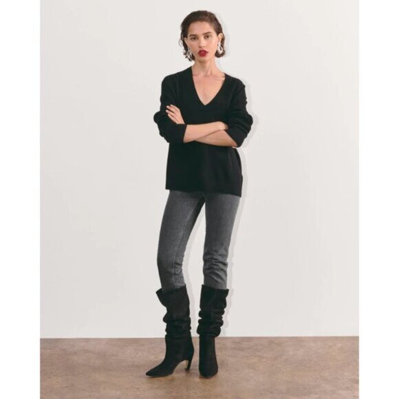 Everlane The Original Cheeky Jean In Washed Charcoal 27" - Picture 2 of 8